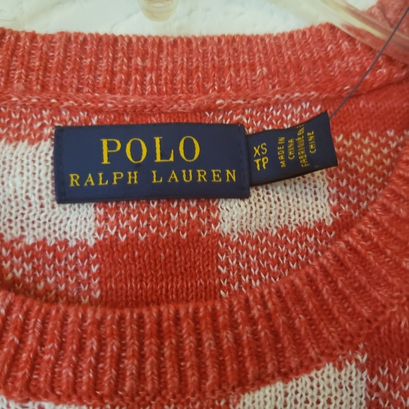 Polo Ralph Lauren Gingham Crop Sweater - Picture 5 of 6